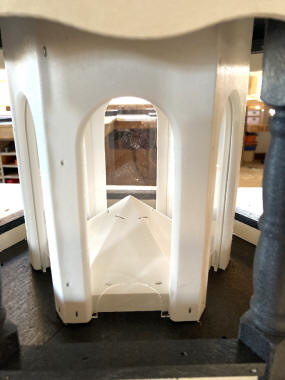 Hexagon Poly Bird Feeder Seed Hopper