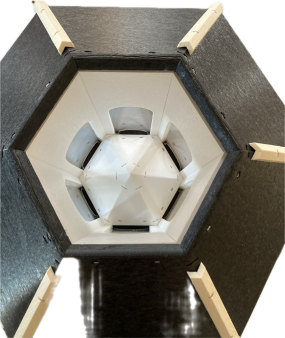 bird-feeder-poly-hexagon-looking into feed hopper